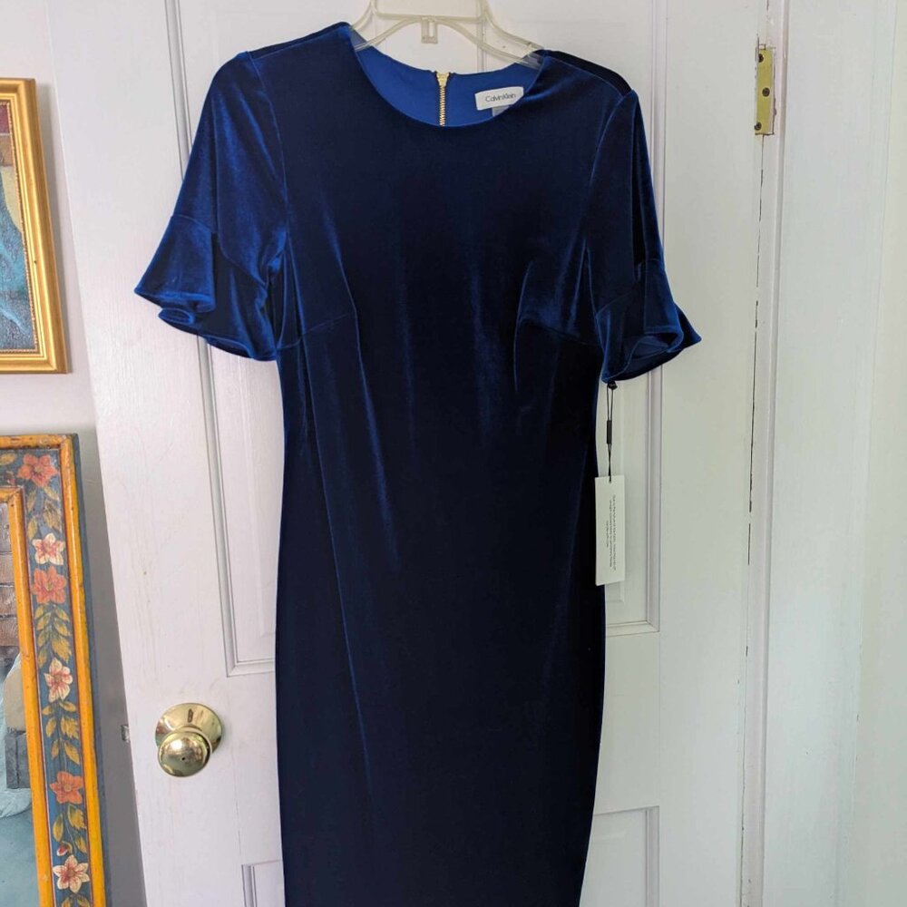 Blue dress by Calvin Klein (size 8)